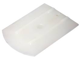 Ракель эргономичный 100PP жесткий белый 4''+ (110 x 90 мм + 30°) серия WRAP								