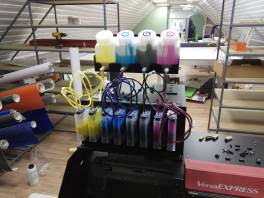 2002# - Bulk in system for Roland RF/VSi/XF640  (CMYK+СMYK ) gorizontal								