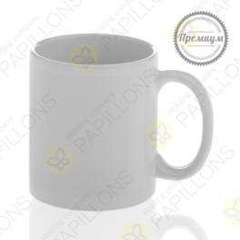 Кружка керамическая белая (категория AA), субл.печать, 11 oz, Ø82 мм х 95 мм, 330 мл								