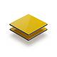 Алюминиевая композитная панель 3мм яично желтый Goldstar RAL1023 стенка 0,3, 1220*4000 мм  