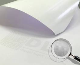 Легкосъёмная пленка с точечным клеем DLC ПЭТ белая матовая, 115 мкм, 1,37 x 50 м								