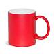 Кружка керамическая хамелеон красная, субл.печать, Ø82 мм х 95 мм, 330 мл
