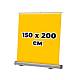 Мобильный стенд Roll-up DLC YU алюминий, 150x200см, 2,75кг