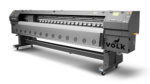 Сольвентный принтер 3,2м Volk модель C8 с головами 4 шт. Konica 512i,30pl
