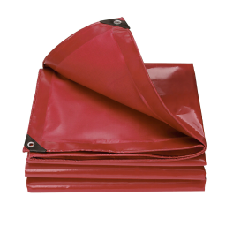 Тентовая ткань ПВХ Taltex Д 630/3002Г красная, 2,5x65м								