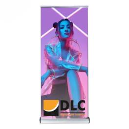 Мобильный стенд Капля Roll-up DLC HY алюминий, 85x200см, 3,6кг - фото 2                                    title=