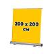 Мобильный стенд Roll-up DLC YU алюминий, 200x200см, 4,2кг