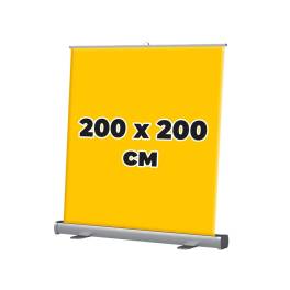 Мобильный стенд Roll-up DLC YU алюминий, 200x200см, 4,2кг								