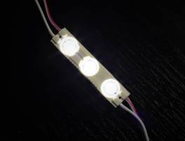 Светодиодный модуль ST 3x2835 W Lens 105Lm/1,5W/160 град/6500K/IP67 - фото 2                                    title=