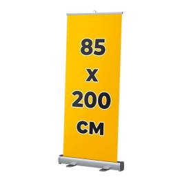 Мобильный стенд Roll-up DLC HY алюминий, 85x200см, 1,9кг - фото 1                                    title=