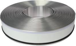 Алюминиевый борт Prento Борт белый полуматовый, 0.6мм, 60мм, 100м 								