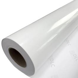 Самоклеящаяся легкосъёмная пленка DLC Milk White N1100 REM 1,37 x 50 м, белая, глянцевая								