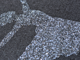 Термопленка NOVA-FLEX CREATIVE GLITTER, 6002 - сверкающий черный, 0.50 х 25 м - фото 3                                    title=