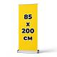 Мобильный стенд Капля Roll-up DLC HY алюминий, 85x200см, 3,6кг