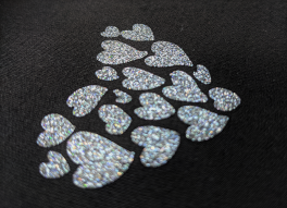 Термопленка NOVA-FLEX CREATIVE GLITTER, 6030 - сверкающее серебро, 0.50 х 25 м - фото 5                                    title=