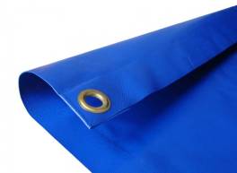 Тентовая ткань Taltex FX 5002G синяя, ламинированная, 400г/м2, 3x50м - фото 2                                    title=
