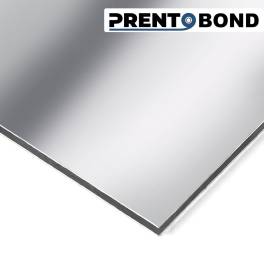 Алюминиевая композитная панель зеркальное серебро 3мм 0,3 301 RAL G0001 Prento Bond 1220*4000 мм 								