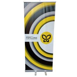 Мобильный стенд Roll-up DLC HY алюминий, 100x200см, 2,1кг - фото 2                                    title=