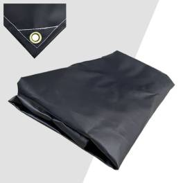 Тентовая ткань Taltex FS 470/9011М черная 1,6мx60м - фото 1                                    title=