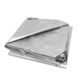 Тентовая ткань ПВХ Taltex Д 630/7042Г серая, 2,5x65м								