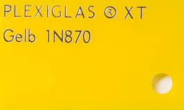 Листовое оргстекло Plexiglas 1N870 3 мм, лимонно-желтое								